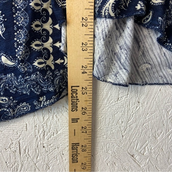 NWT We The Free Women's Size M Blue Hey Girl Bandana Tank Top 100% Cotton - Picture 7 of 9